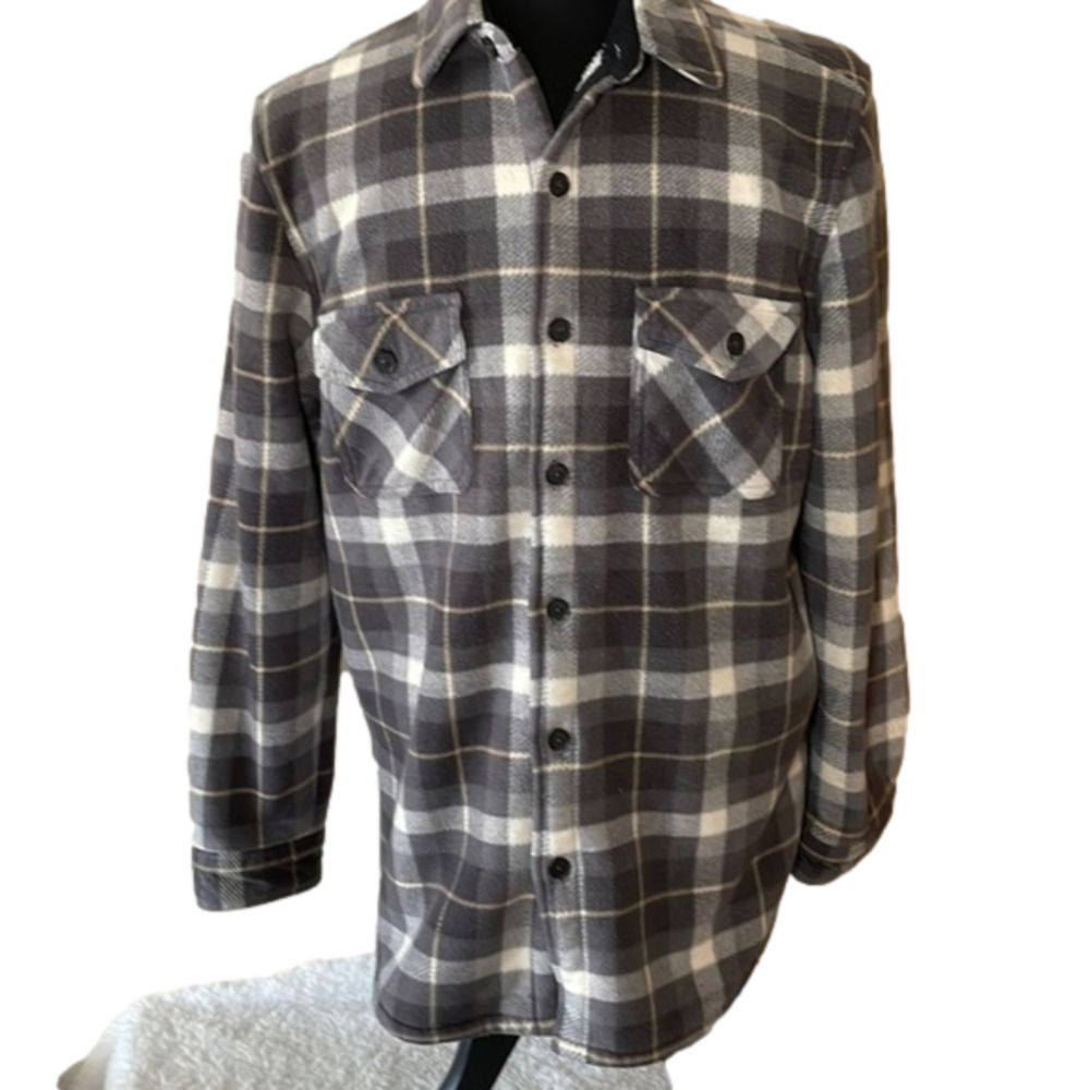FREEDOM Foundry Faux Fur Lined Flannel Size Large